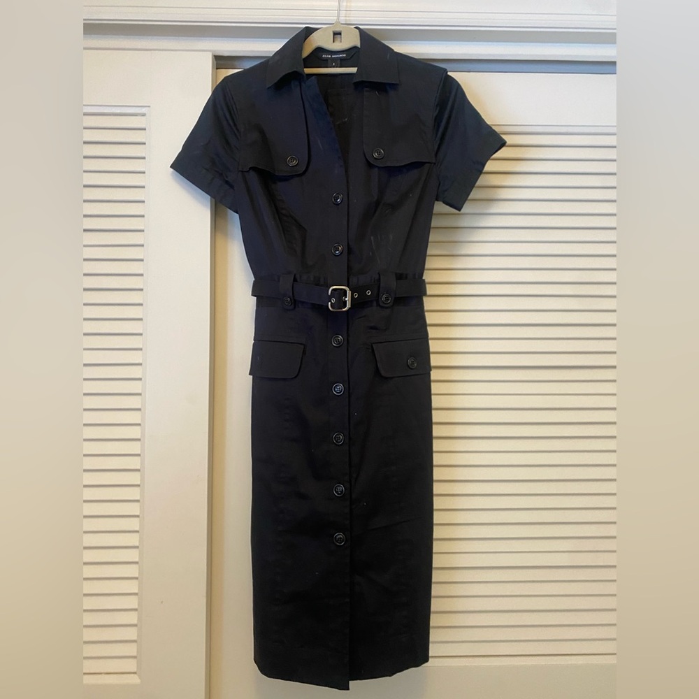 Club Monaco Nicola Sateen Fitted Button Down Dress NEVER WORN Size 6